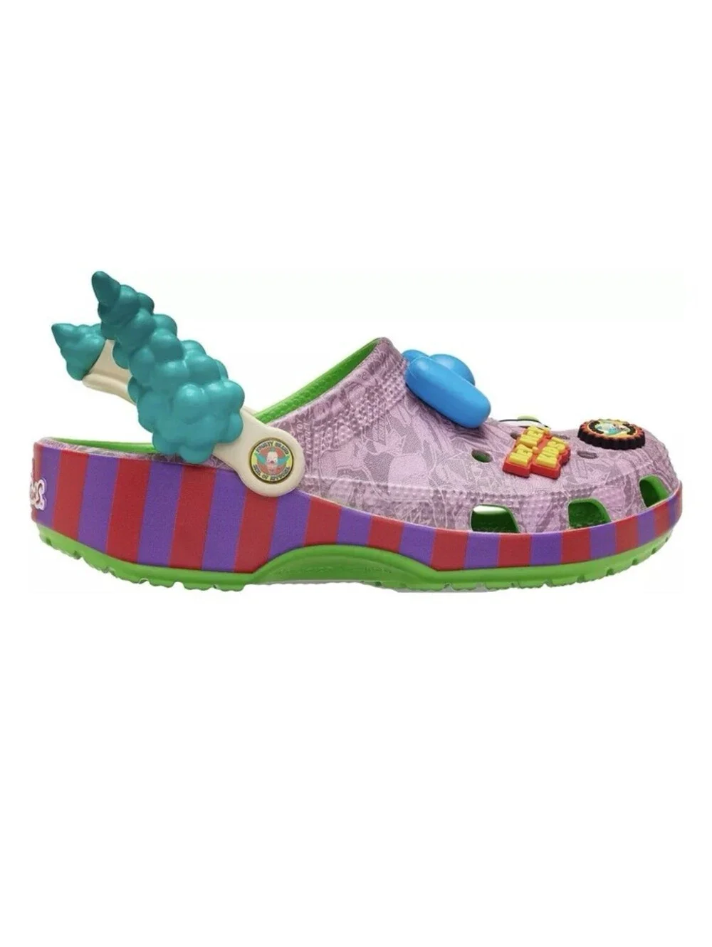 New Crocs x The Simpsons Krusty the Clown Clog Shoes Unisex Men’s 8 / Women’s 10